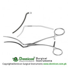 DeBakey-Wylie Atrauma Peripheral Vascular Clamp Stainless Steel, 16 cm - 6 1/4"